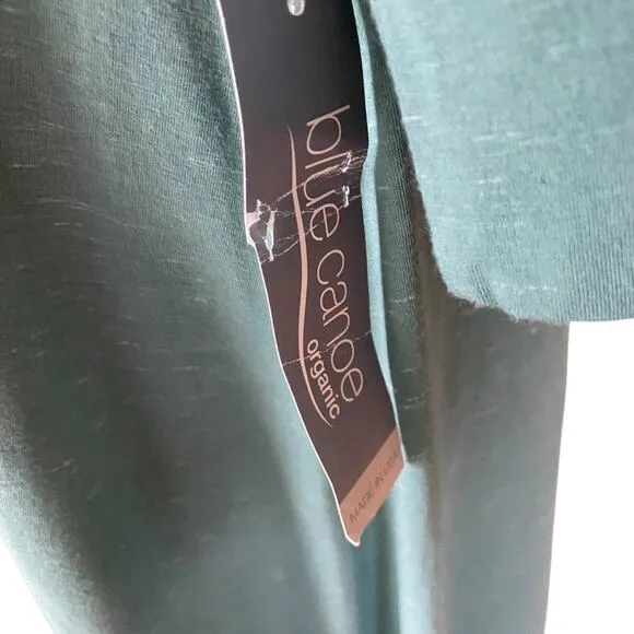 Blue Canoe Dress XL Organic Puzzle Fleck Extra Large Stretch Boho Minimalist