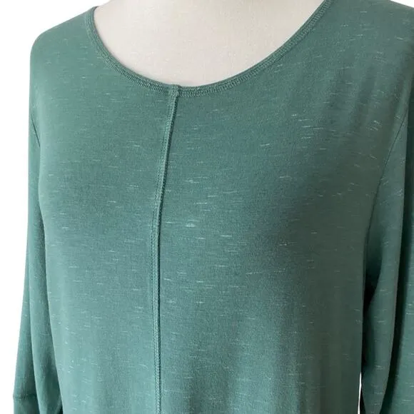 Blue Canoe Dress XL Organic Puzzle Fleck Extra Large Stretch Boho Minimalist