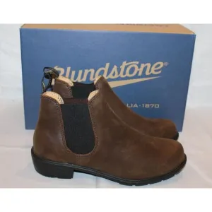 Blundstone Women's 1970‎ Chelsea Leather Ankle Boots Antique Brown Sz NEW