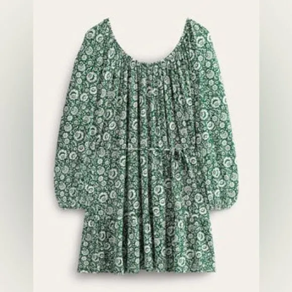 BODEN Scoop Tiered Mini Dress