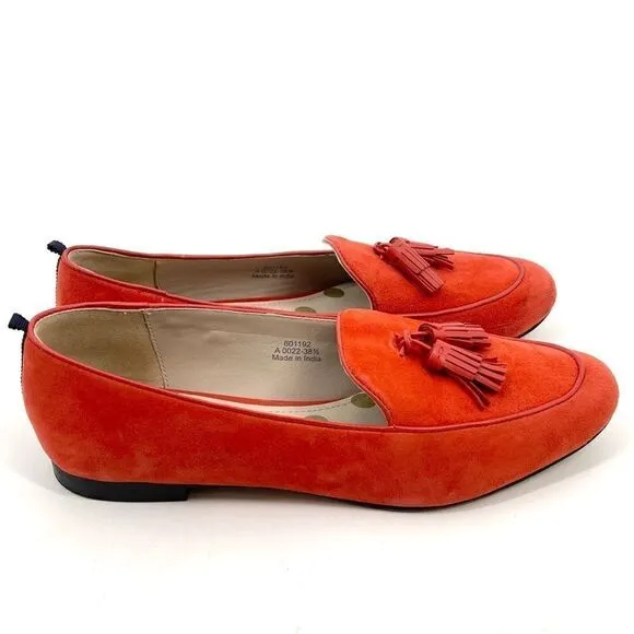 Boden Suede Tasseled Loafers Size 7.5