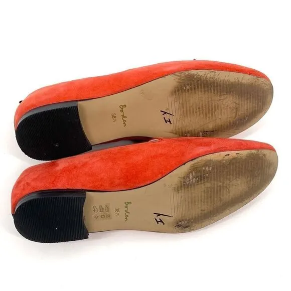 Boden Suede Tasseled Loafers Size 7.5