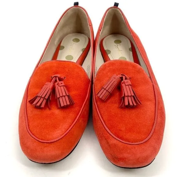 Boden Suede Tasseled Loafers Size 7.5