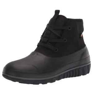 Bogs Classic Casual Lace Leather‎ Men's Boots, Black size 12