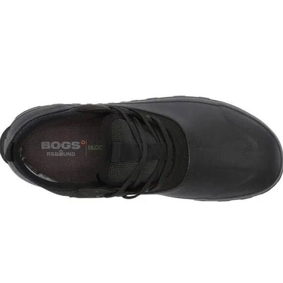 Bogs Classic Casual Lace Leather‎ Men's Boots, Black size 12