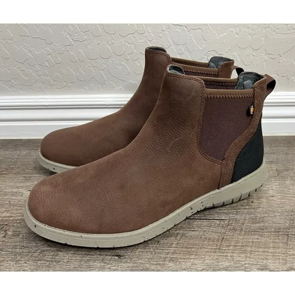 BOGS SPRUCE CHELSEA Men's Waterproof Leather Casual Boots size 11.5