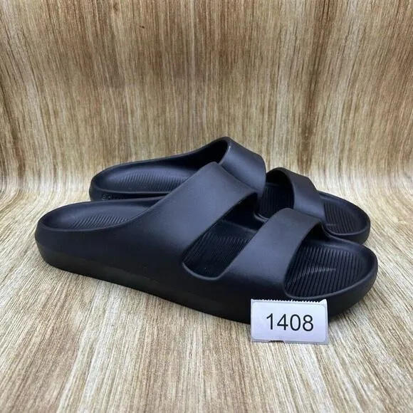 Bombas Friday Sandals Men's Size 12 Black Strappy Slide On‎ Shoes Casual