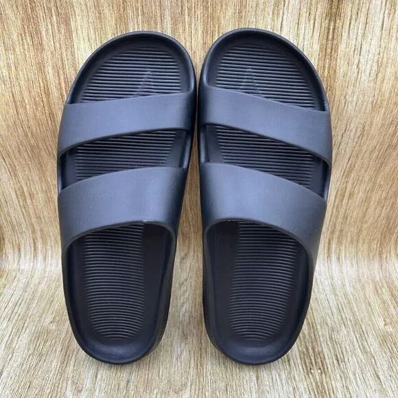 Bombas Friday Sandals Men's Size 12 Black Strappy Slide On‎ Shoes Casual