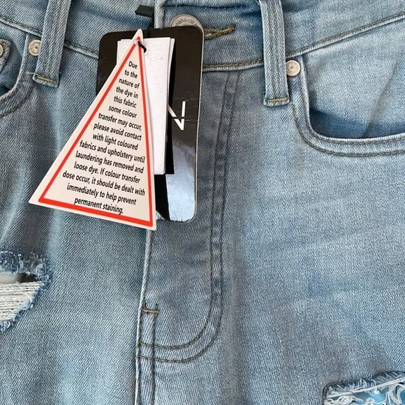 BOOHOO MAN Super Skinny Bandana Rip &amp; Repair Jeans 28