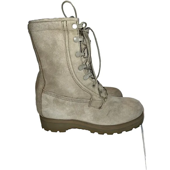 Boots Tactical Desert Tan Combat 08-D-1042 Gore-Tex Vibram Men's Size 5.5