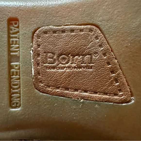 Born Brown Leather Comfort Buckle Strap Sandals 8