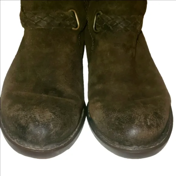 Born Brown Suede Ankle Boots Gorpcore Cabincore Bohemian Bag 12