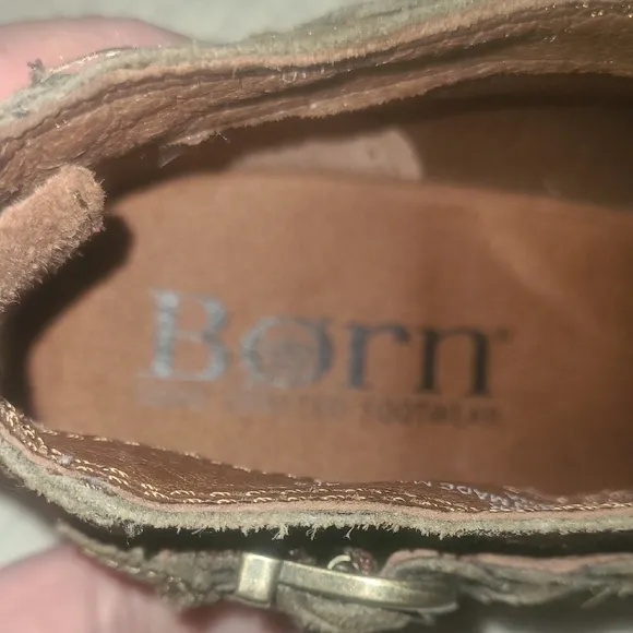 Born Brown Suede Ankle Boots Gorpcore Cabincore Bohemian Bag 12