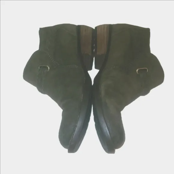 Born Brown Suede Ankle Boots Gorpcore Cabincore Bohemian Bag 12