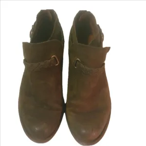 Born Brown Suede Ankle Boots Gorpcore Cabincore Bohemian Bag 12
