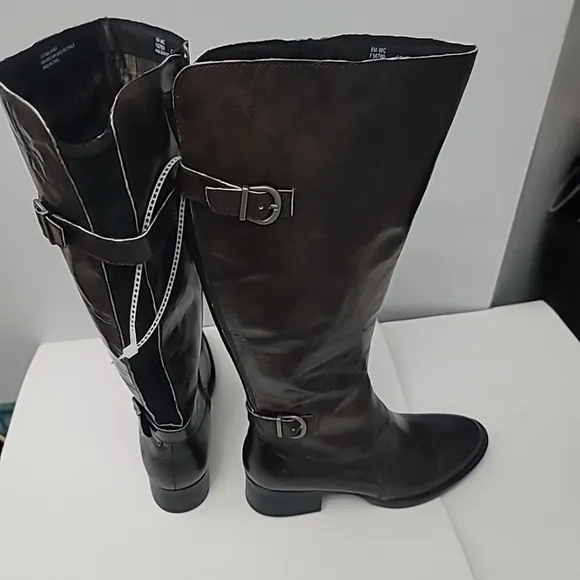 BORN Gibb Knee High TAN Leather Riding Boot