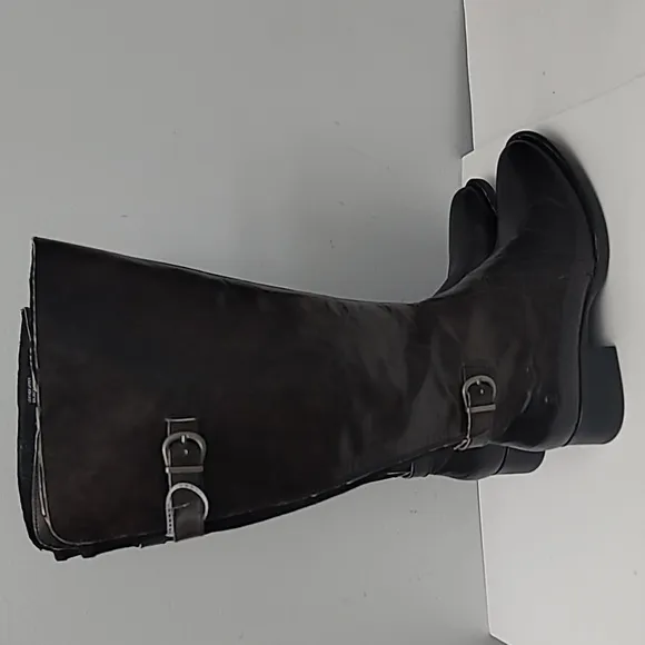 BORN Gibb Knee High TAN Leather Riding Boot