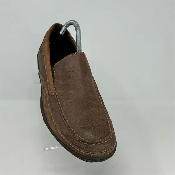Born Men's Brown Leather Loafer Driving Shoes Size 9 Casual Slip On