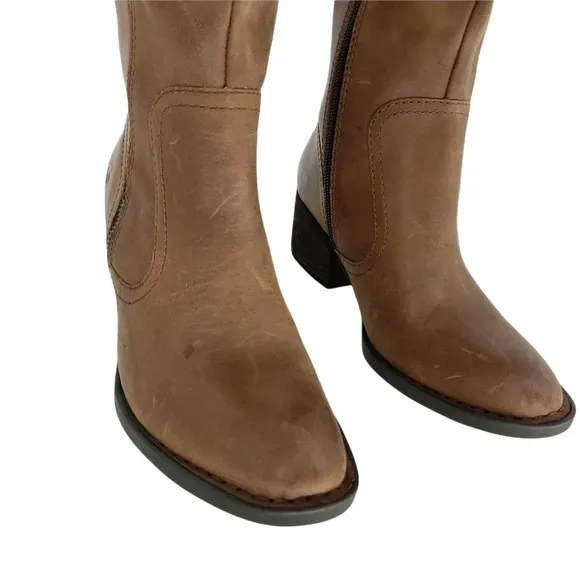 Born Riding Boots Brown Fannar Leather Tall Knee High