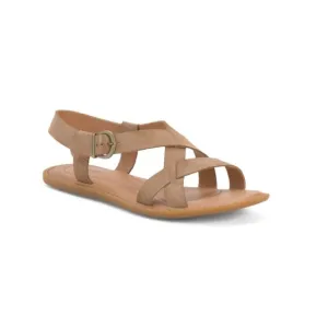 BORN Taupe Suede Ruben Comfort Sandals