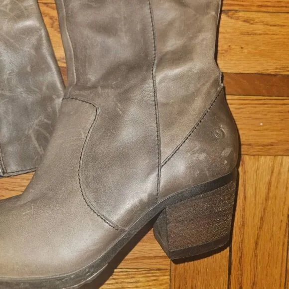 Born Womens Brown Riding Boots Size 8 M Preowned