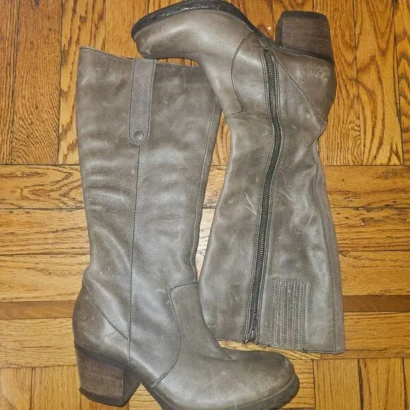 Born Womens Brown Riding Boots Size 8 M Preowned
