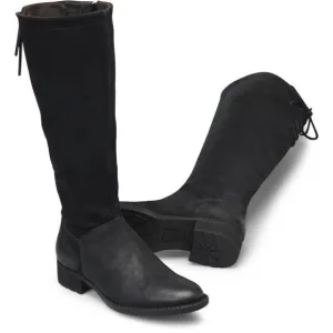 Born Womens Hayden BR0027009 Black Leather Knee High Riding Boots Size 6 M