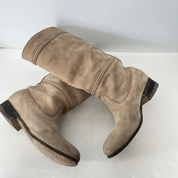 Bota Charra Escaramusa Mujer Women Riding Boots Size 9 Mexican Rodeo Leather