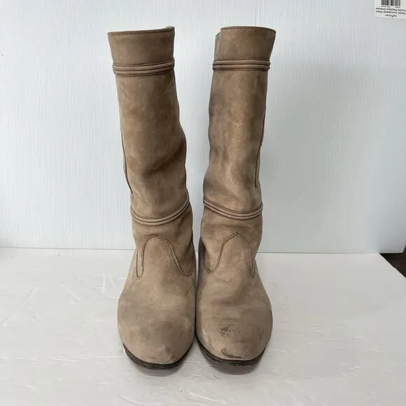 Bota Charra Escaramusa Mujer Women Riding Boots Size 9 Mexican Rodeo Leather