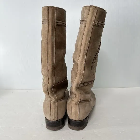 Bota Charra Escaramusa Mujer Women Riding Boots Size 9 Mexican Rodeo Leather