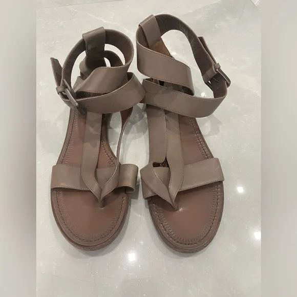 BOTTEGA VENETA LEATHER SANDALS