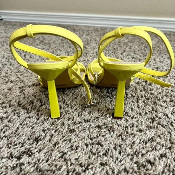 bp Women's Yellow Strappy Sandals