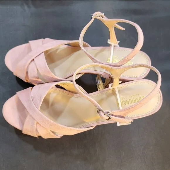 BRAND NEW CUSHIONAIRE  FOXY PLATFORM BLOCK HEEL DRESS SANDAL