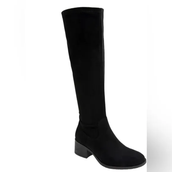 BRAND NEW IN BOX! Kenneth Cole Ladies' Tall Knee High  Black Boots Size 9