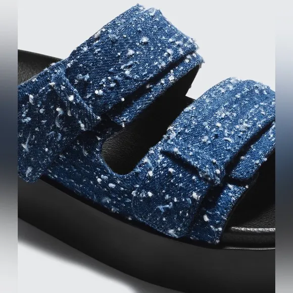 Brand New in Box! Rag &amp; Bone Geo Platform Slide - Denim
