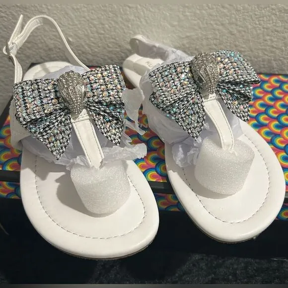 Brand New Kurt Geiger Mini Kensington T-Bar Sandals - Girls' Size 1M/US 1M