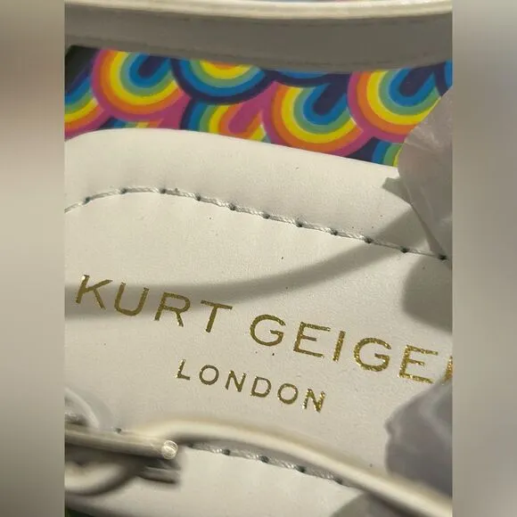 Brand New Kurt Geiger Mini Kensington T-Bar Sandals - Girls' Size 1M/US 1M