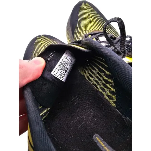 Brooks Hyperion Max Black Yellow Running Shoes 1103901D078 Mens Size 11.5