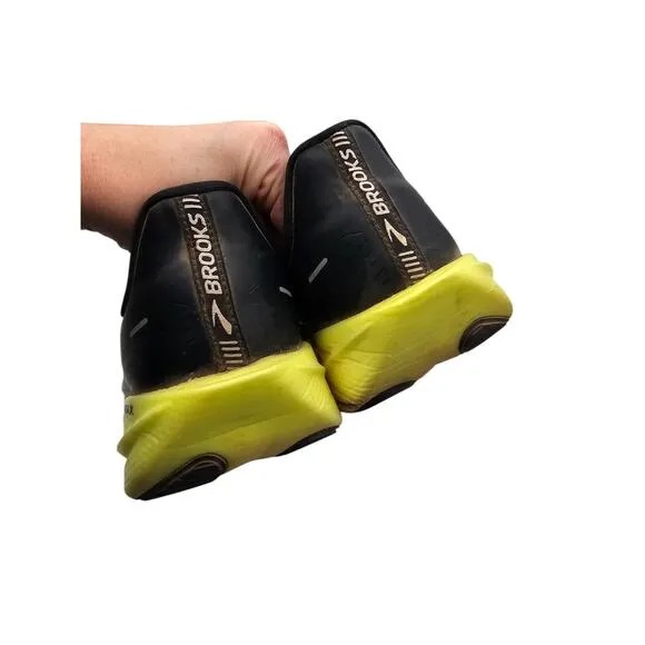Brooks Hyperion Max Black Yellow Running Shoes 1103901D078 Mens Size 11.5
