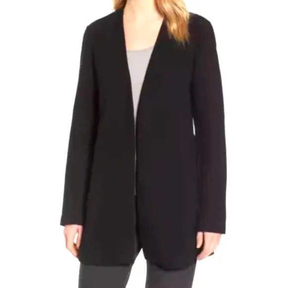 Brown Cardigan Jacket XL w/ Pockets  Sustainable TENCEL Elieen Fisher NWT