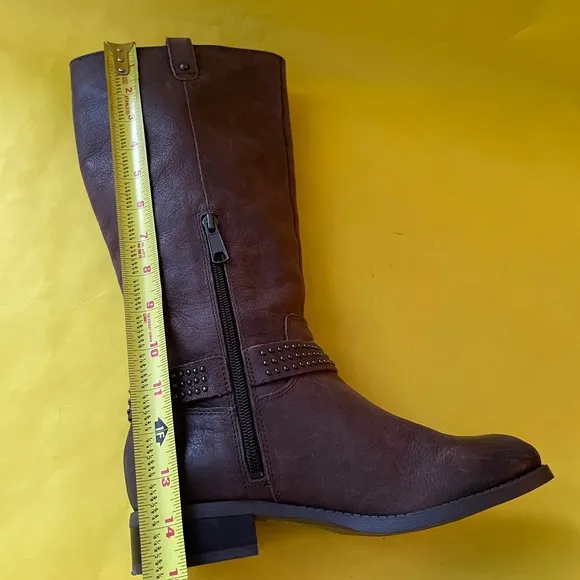 Brown Jessica Simpson leather riding boots