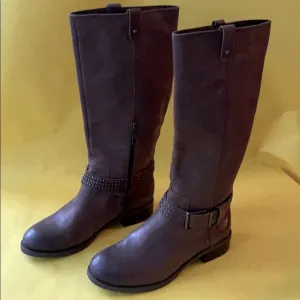 Brown Jessica Simpson leather riding boots