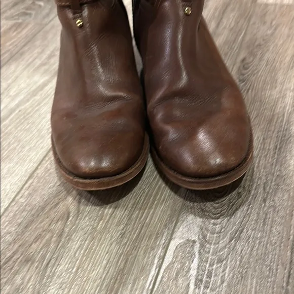 Brown Leather Riding Boots Tory Burch size 8.5 women’s