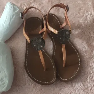 Brown Leather Sandals