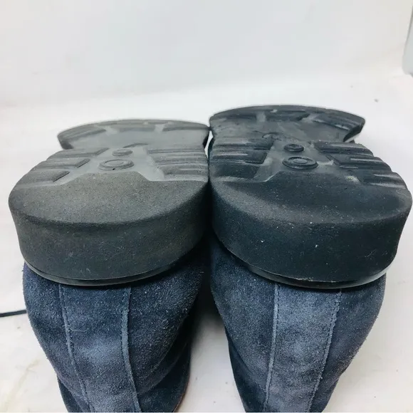 Bruno Magli Navy Suede Desert Boots