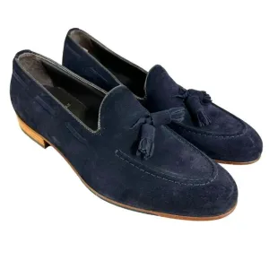 Bruno Magli NWOB Nilo MB2NILN1 Men's Navy Blue Loafers Slip On Men's Size 8.5