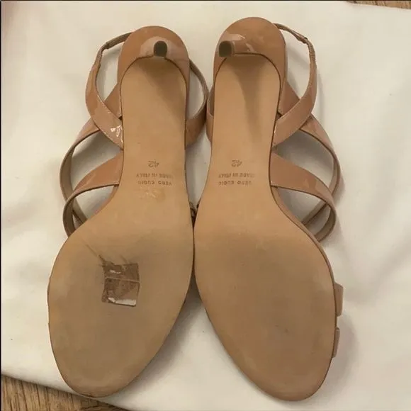 BRUNO RICCI FOR DIANE B. TAUPE STRAPPY SAN…