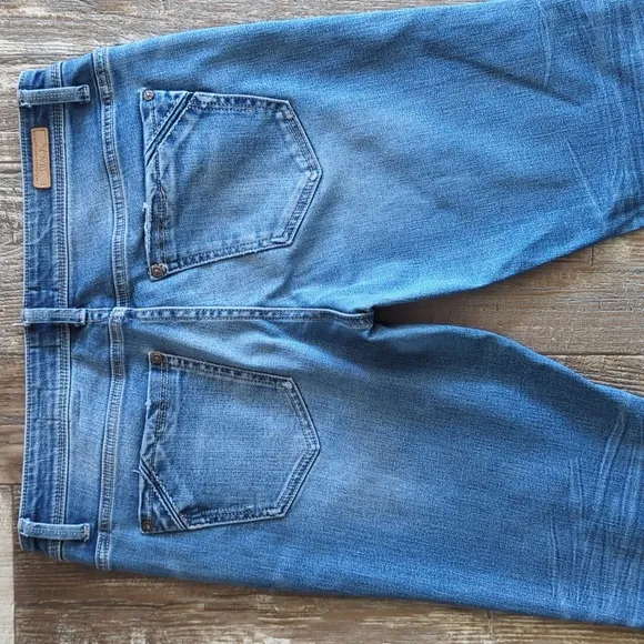 BUCKLE BLACK Straight Stretch jeans in Talla style #BBW1406 cut#76 sz 28x34 EUC