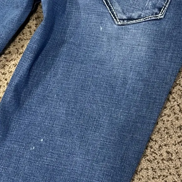 BUCKLE SALVAGE Jeans, Men’s Size 32/32, Straight Distressed Blue RN# 75720