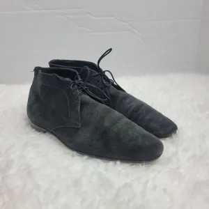 Burberry Chukka Boots Men's Size 8  Black Suede Bexton Desert Shoes